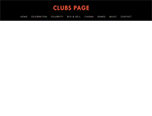 Tablet Screenshot of clubspage.net
